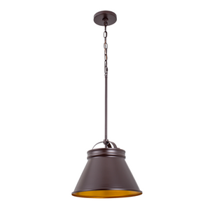 Wyndham 11200 Pendant Front View Lit on white background
