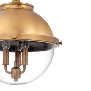 Chambery brass pendant light Zoomedin.