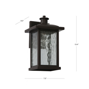 Ashburn medium outdoor light dimensions.