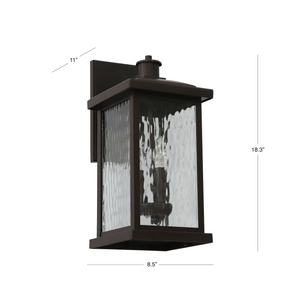 Ashburn large outdoor light dimensions.