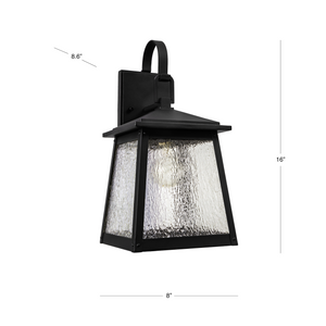 16 inch Hastings outdoor light dimensions.