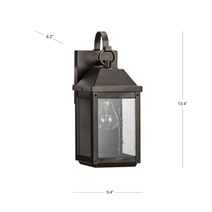 Haver hill outdoor wall light dimensions.